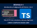 Modulo1 VS Code extensiones y tips para TypeScript Curso Completo de TypeScript desde c