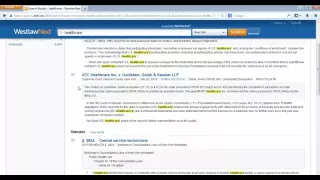 Getting started with Westlaw Next