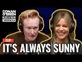 Kaitlin Olson Feels Like She Hit The Jackpot With Always Sunny Conan O Brien Needs A Friend
