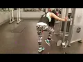 BOOTY WORK OUT BENT OVER KICK BACK