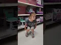 Cute 3-Year-Old Baby Girl Goes Toy Shopping Spree at Walmart