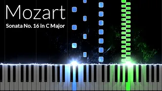 Download Sonata No. 16 in C Major 1st Movement - Mozart [Piano Tutorial] (Synthesia) MP3