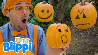 Mengukir Labu ala Blippi! 🎃🎃 Blippi Bahasa Indonesia - Video Anak-Anak | Petualangan Blippi