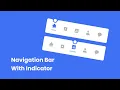 Create Navigation Menu Bar with Indicator in HTML CSS JavaScript Tab Bar