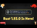 Rust 1 93 0 Hands-On Faster Safer and More Ergonomic Than Ever