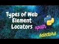 2 Types of Web Element Locators Xpath Web Scraping Tutorial