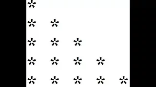 Java pyramid pattern displaying Star01