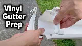 How to Cut and Prep Your Vinyl Gutters Before Installation The Fixer Clips