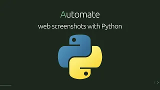 Automate screenshot grabbing from web with Python and Selenium