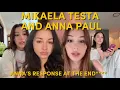 ANNA PAUL AND MIKAELA TESTA S BEEF ANNA PAUL S RESPONSE AT THE END