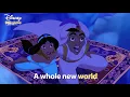 A Whole New World Aladdin DISNEY SING-ALONGS