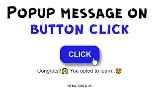 How to make Response text on Button Clicked HTML CSS JavaScript FrontendDUDE