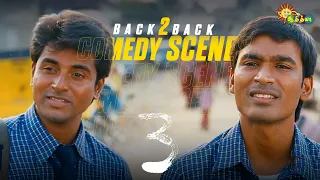 3 movie back to back comedy scenes dhanush sivakarthikeyan shruti haasan adithya tv