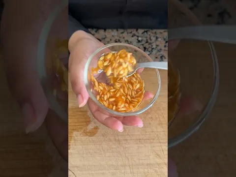 licua las semillas de melón