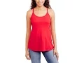 No Boundaries Juniors Essential Ringer Tank Red