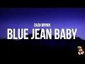Download Lagu Zach Bryan - Blue Jean Baby (Lyrics)