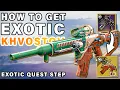 Download Lagu How to Get The EXOTIC KHVOSTOV | FULL STEP BY STEP GUIDE ► Destiny 2