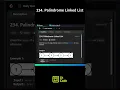 Leetcode 234 Palindrome Linked List