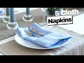 Best Cloth Napkins Comfortable Dinner Napkins
