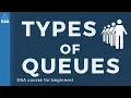 Types of Queue Data structure algorithms DSA course quiz JS quiz link given below