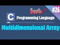 C Programming Language In Telugu C in Telugu Multidimensional array