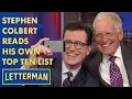 Download Lagu Stephen Colbert Reads His Own Top Ten List | Letterman