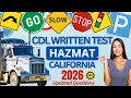 California CDL HazMat Practice Test 2026 Real Questions You MUST KNOW for the CA HazMat Endorsement