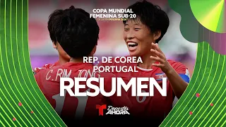 RPD de Corea vs. Portugal | Highlights Copa Mundial Sub-20 Femenina | Telemundo Deportes