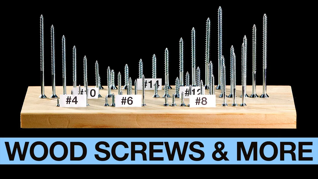 Wood Screw Sizes Explained - A Beginners Guide