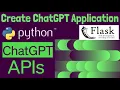 Create ChatGPT Application with Chat GPT API from OpenAI in Python Flask