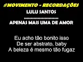 Lulu Santos - Apenas mais uma de amor (Legendado)