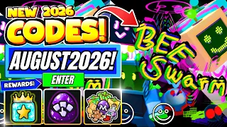 NEW CODES ALL WORKING CODES FOR BEE SWARM SIMULATOR IN AUGUST 2026 ROBLOX BEE SWARM SIMULATOR