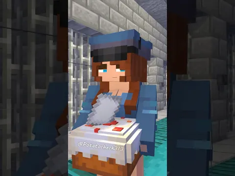 Cake for prisoners 🤣 #shorts #minecraft