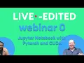 Deploying Jupyter Notebook with Pytorch and CUDA acceleration Livestream 0 - Leafcloud