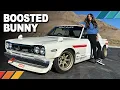 BOOSTED BUNNY Triple-Carb Turbo Hakosuka Period-Correct 72 Nissan Skyline EP29