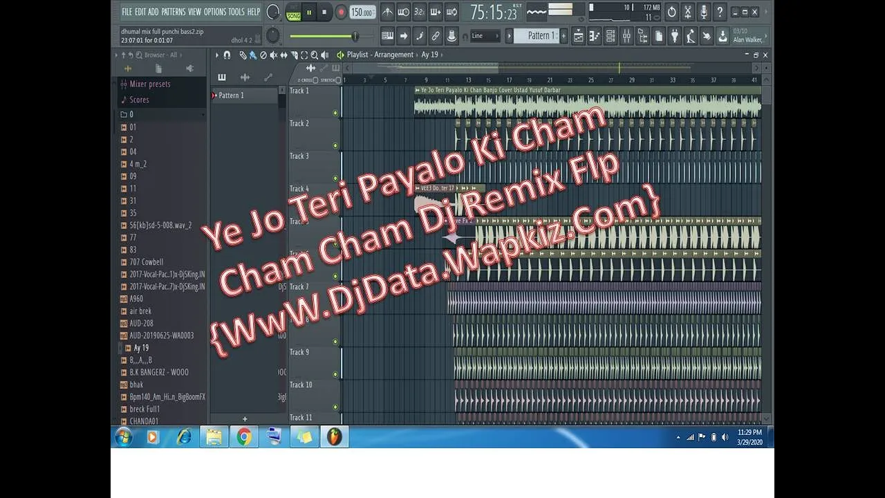 Ye Jo Teri Payalo Ki Cham Cham Cham Dj Remix Flp  {WwW.DjData.Wapkiz.Com}