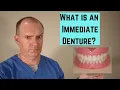 What is an Immediate Denture and how it s different from a regular denture