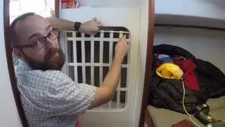 Sail Life – Putting up shelves in my tiny closet, part 4