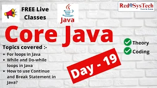 Java Looping Statements Tutorial for Beginners Eclipse Practical Examples Red9SysTech