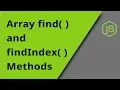 Array find and findIndex Methods