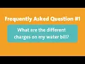 Water Utility Bills - Customer FAQ