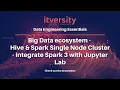 Big Data ecosystem - Hive Spark Single Node Cluster