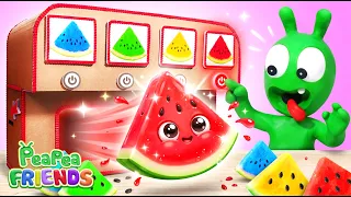 Pea Pea Hacks Watermelon Machine!