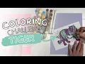 Fun Color-Along Coloring Challenge Color a Tiger using your Favorite Colors Free Download