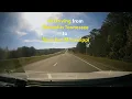 4K Scenic Drive from Memphis TN to Meridian MS Relaxing Road Trip with Music