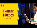 Add an item to a ListBox - tkinter