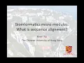 01 What is sequence alignment