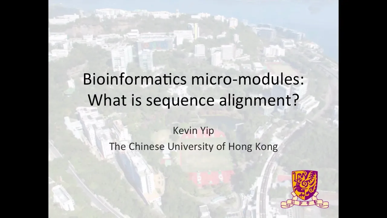 01. What is sequence alignment?