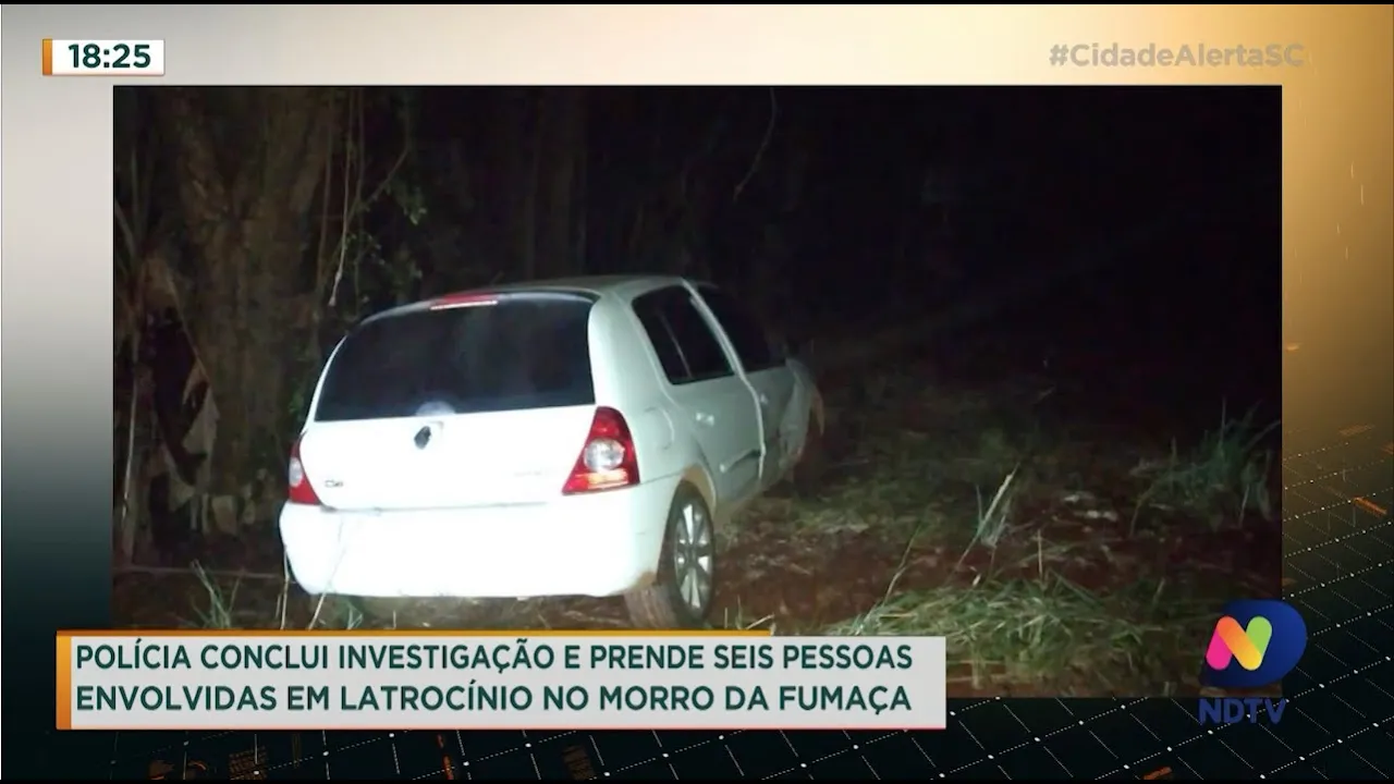 Polícia conclui investigação e prende seis envolvidos em latrocínio no Morro da Fumaça