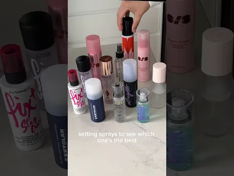 Download MP3 Trying out the most popular setting sprays 🫶🏼 follow me on IG+TikTok @alirosegray #makeupreview
